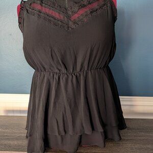 Torrid black dress top 2X